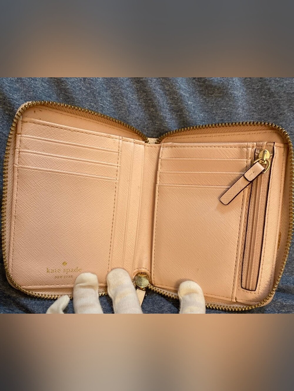 kate spade Blush Zip Wallet - Picture 5 of 10